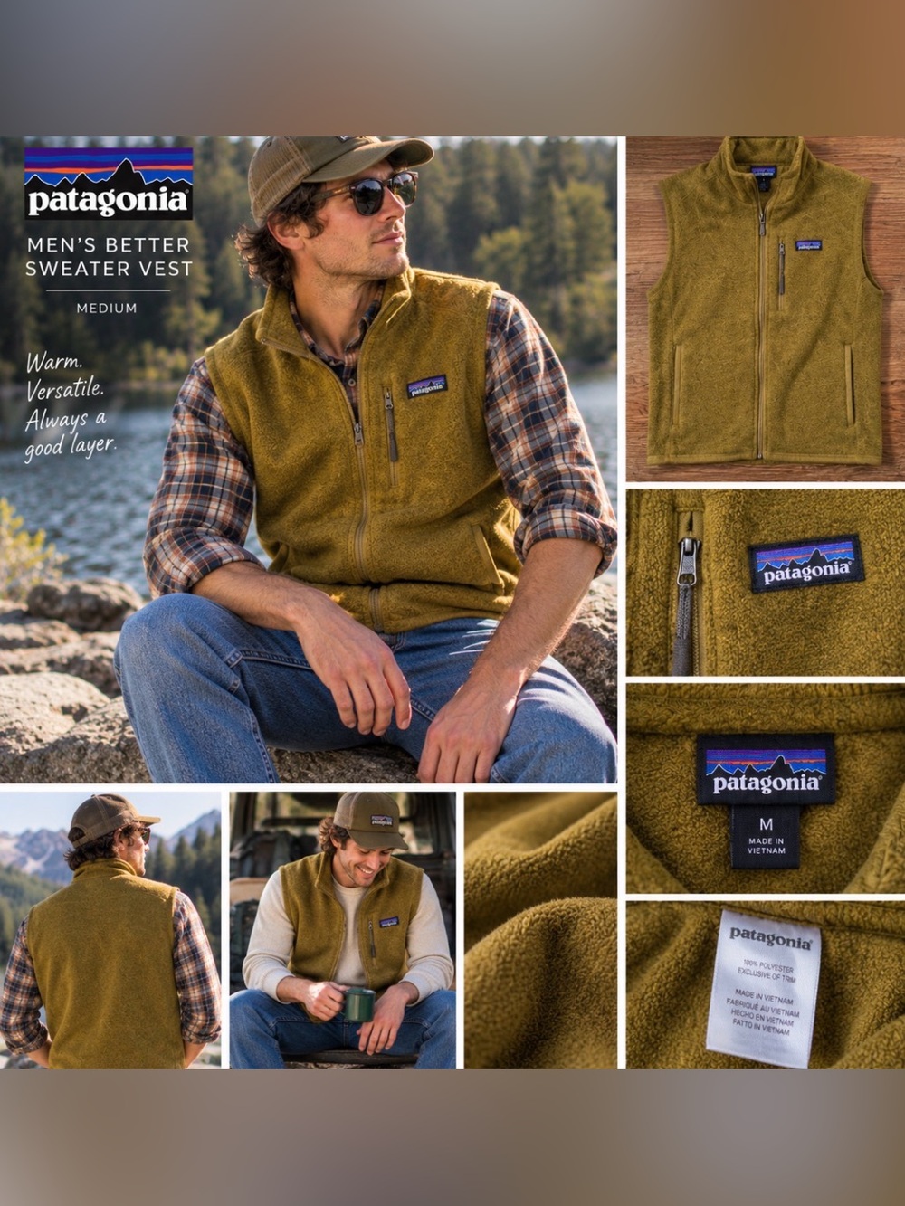 Patagonia Vest - Medium EUC